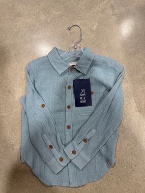 Me & Henry Kids Light Blue Button-Down Shirt